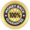 100% Money Back Guarantee